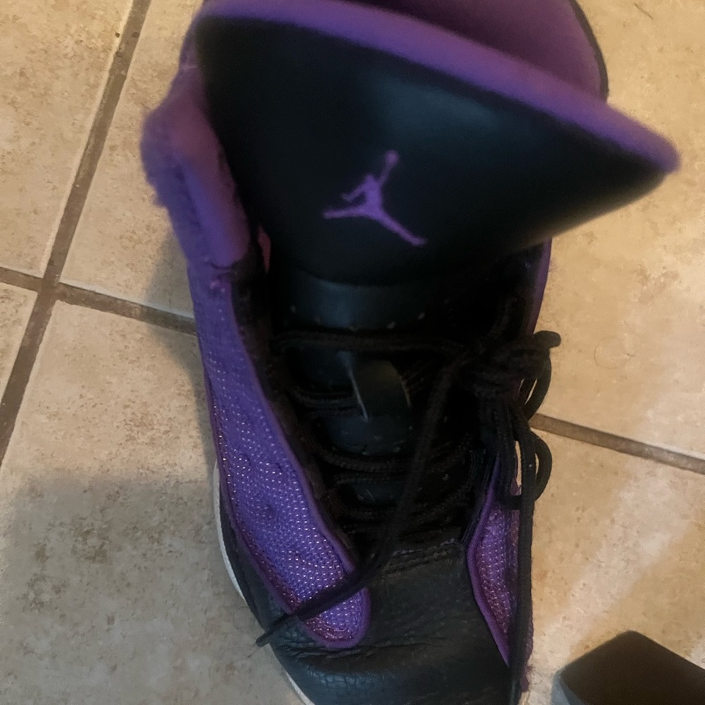 Jordan Kids Sneakers in Purple and Black